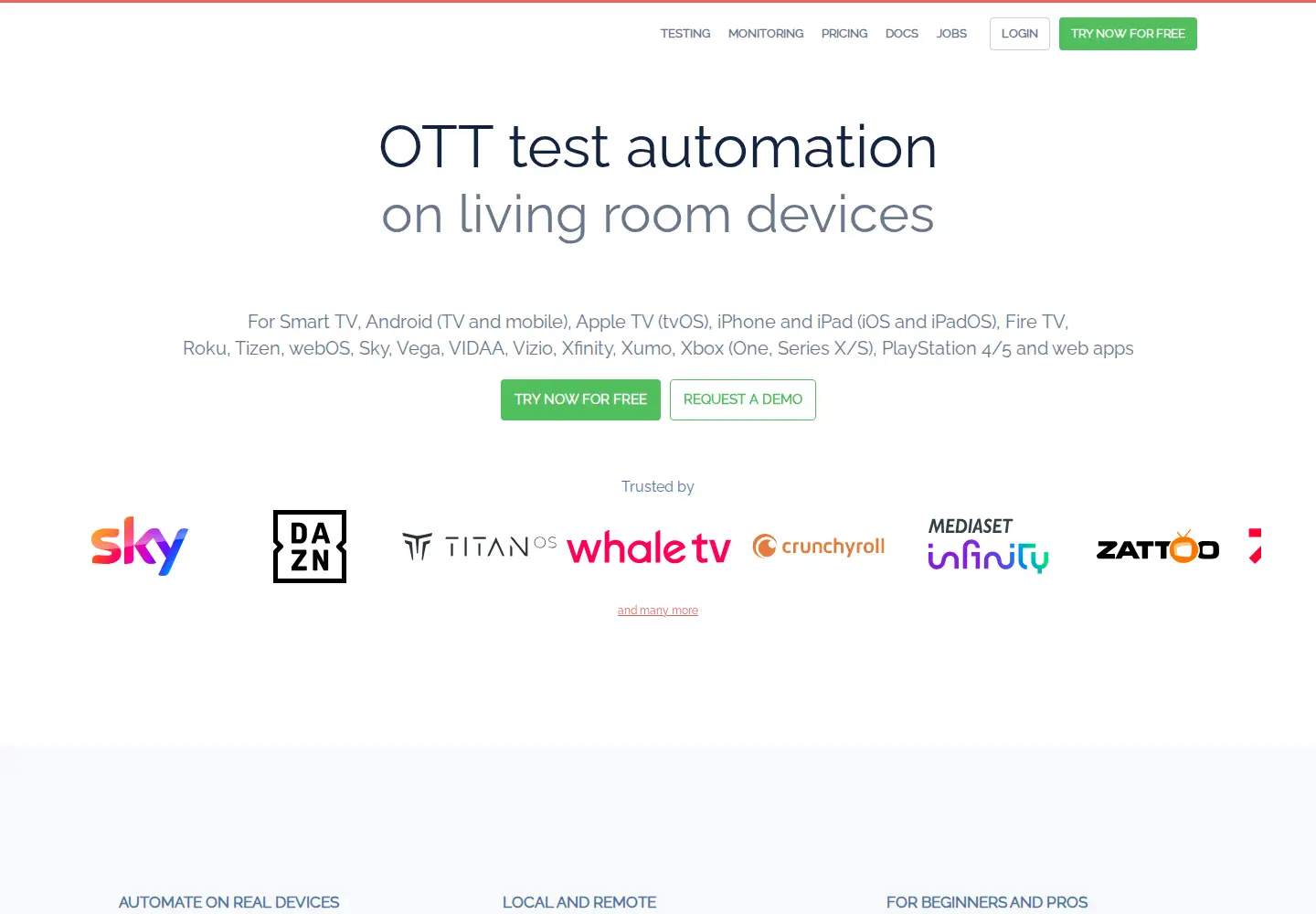 Screenshot of suite.st