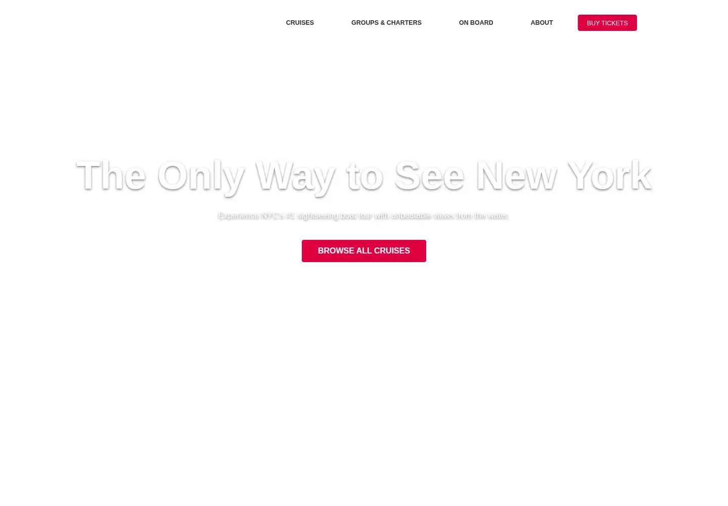 Screenshot of circleline.com