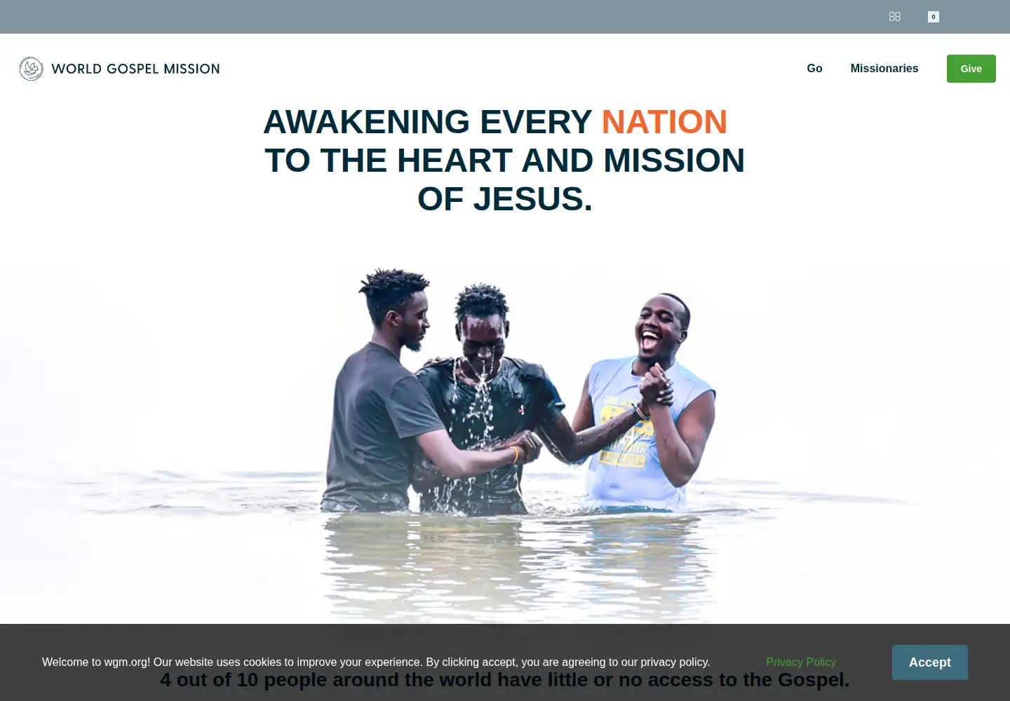 Screenshot of wgm.org