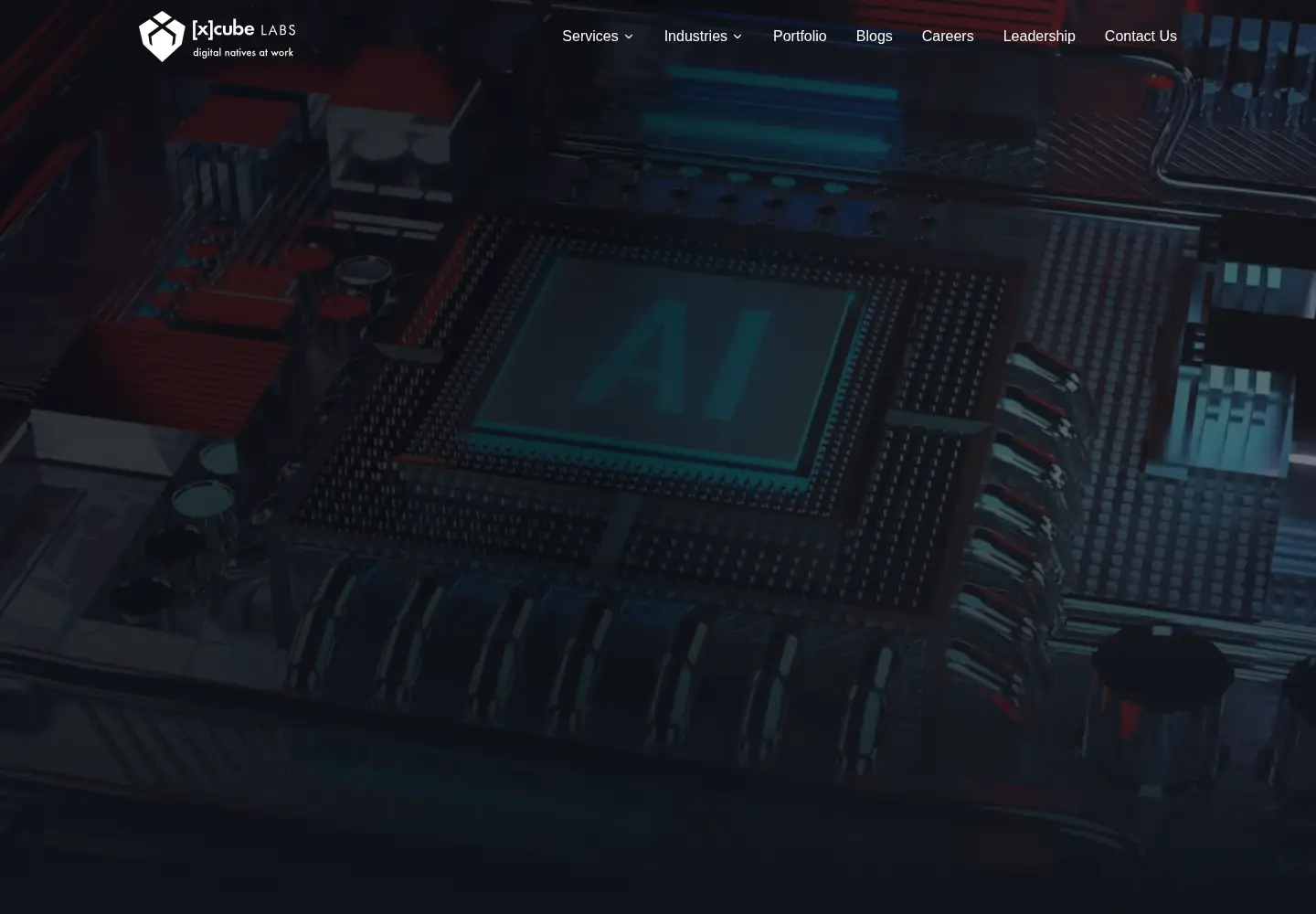 Screenshot of xcubelabs.com