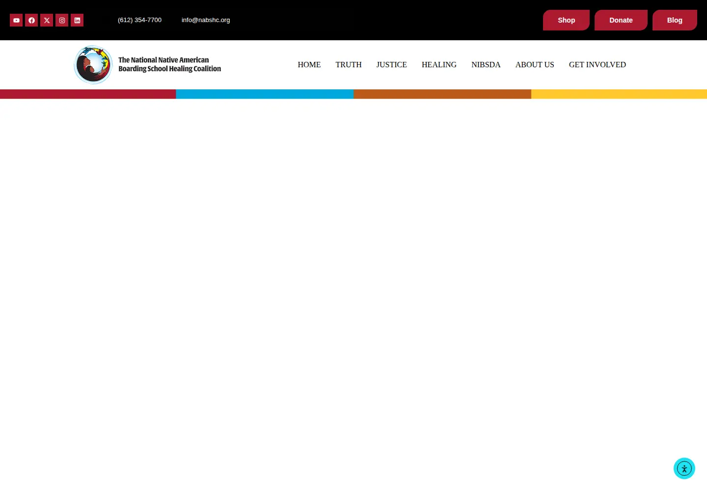 Screenshot of boardingschoolhealing.org