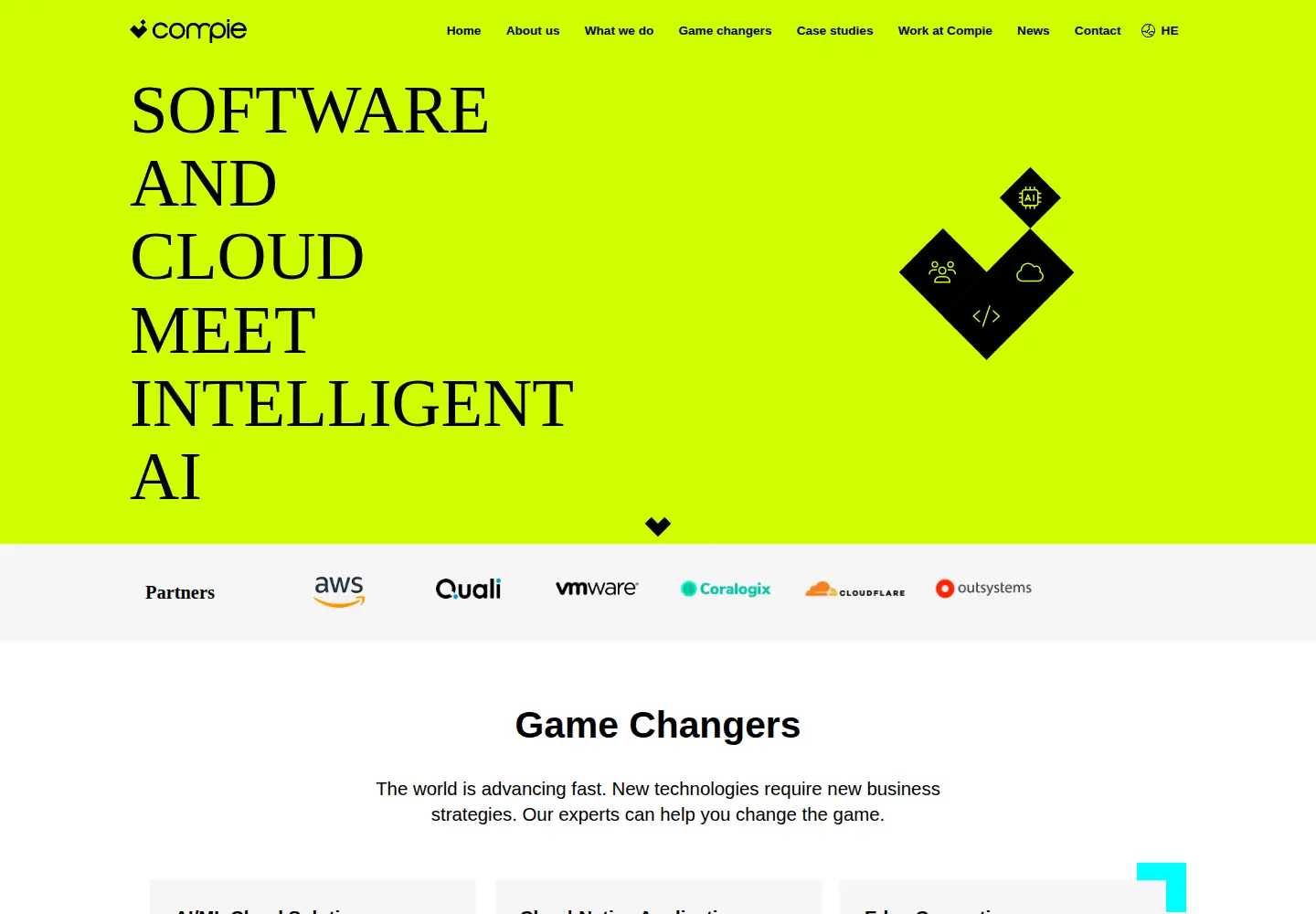 Screenshot of compie.co.il