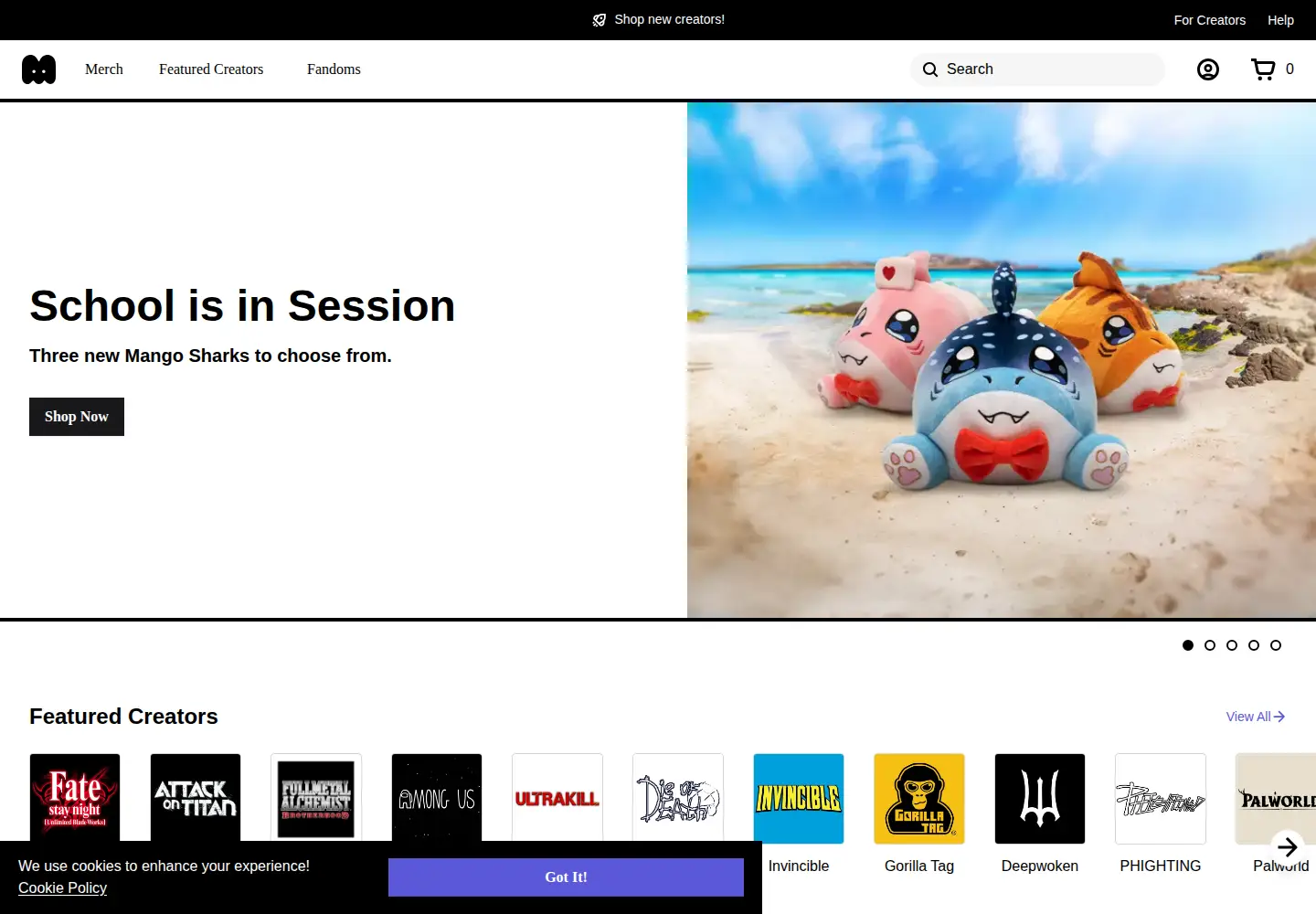 Screenshot of makeship.com