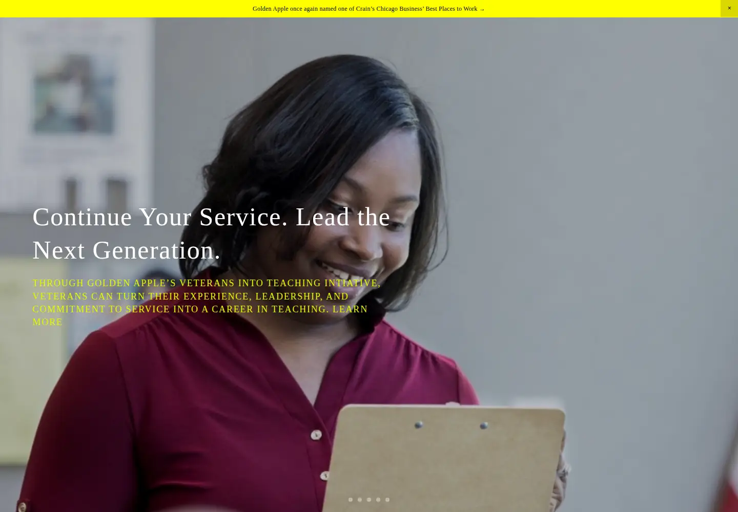 Screenshot of goldenapple.org