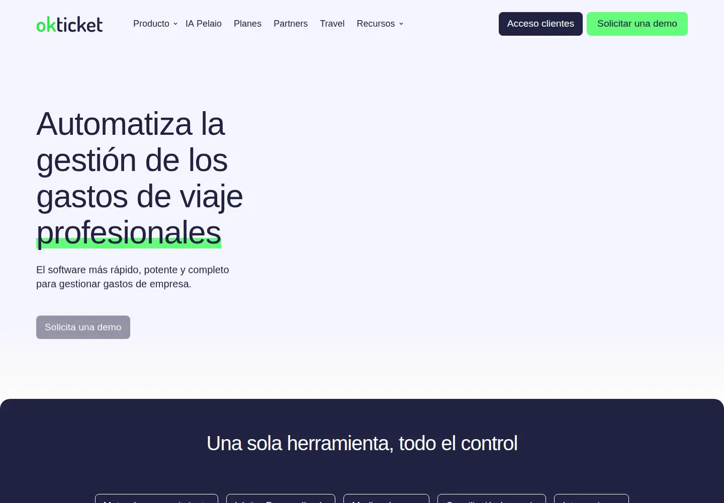 Screenshot of okticket.es