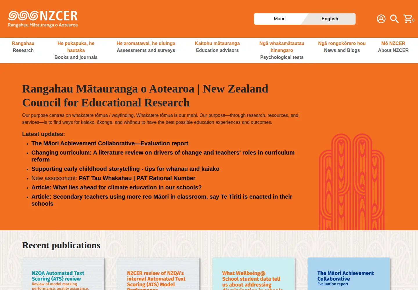 Screenshot of nzcer.org.nz