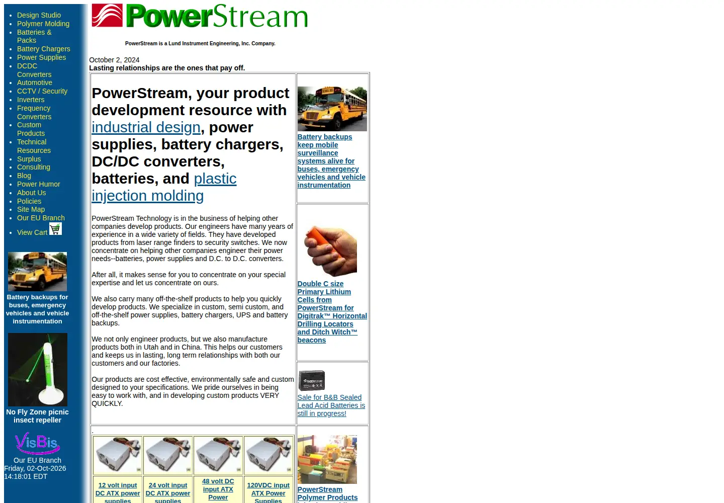 Screenshot of powerstream.com