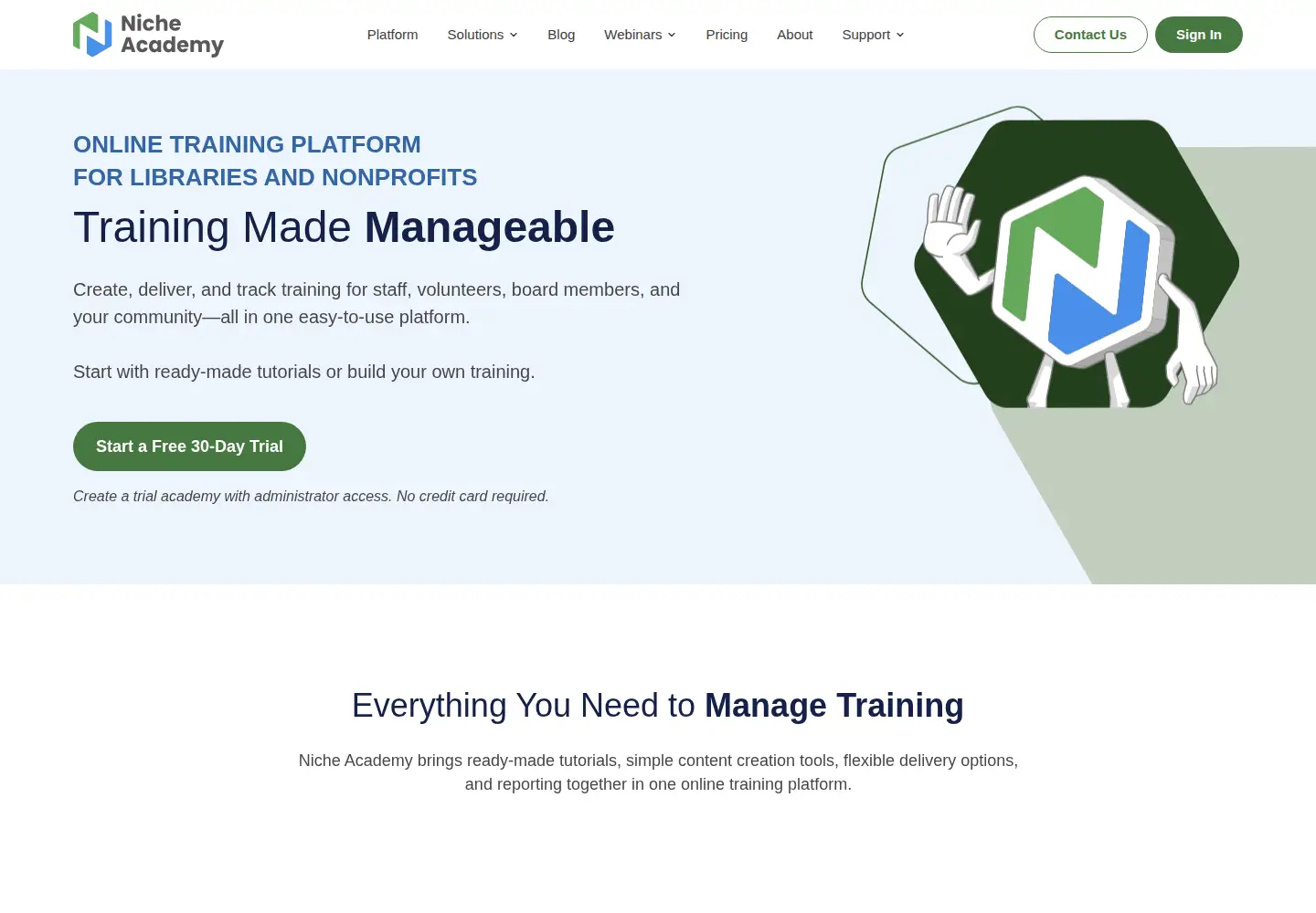 Screenshot of nicheacademy.com
