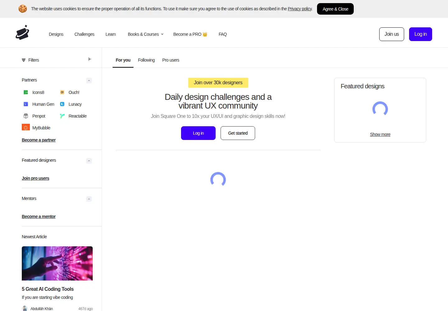 Screenshot of hype4.academy