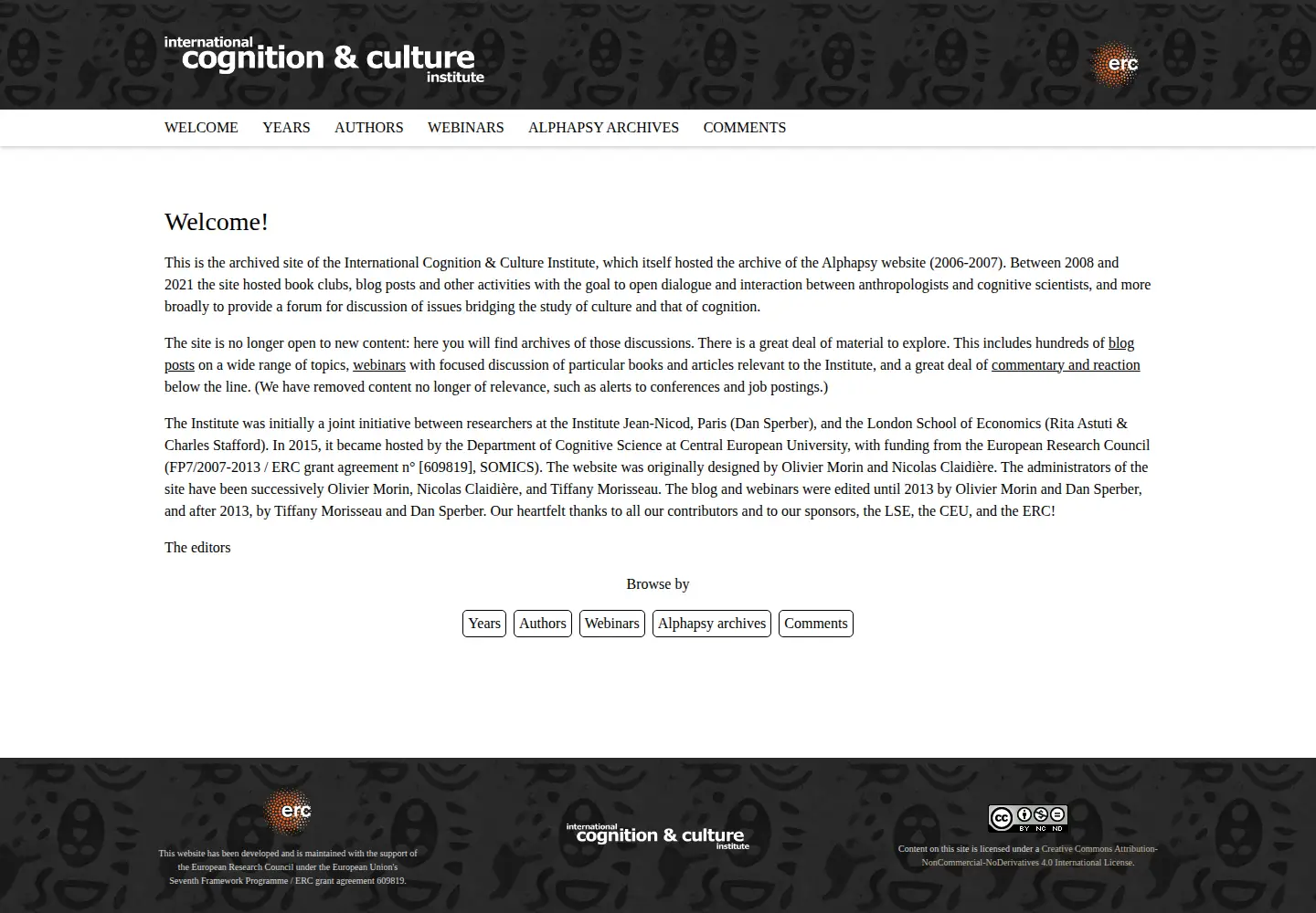 Screenshot of cognitionandculture.net
