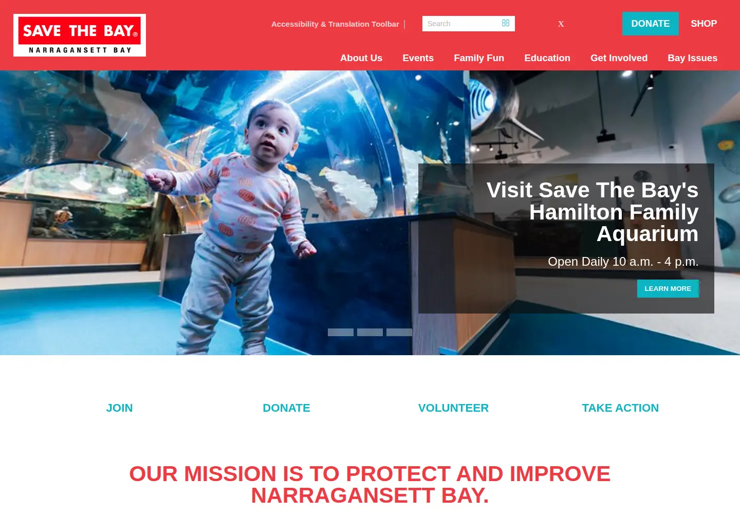 Screenshot of savebay.org