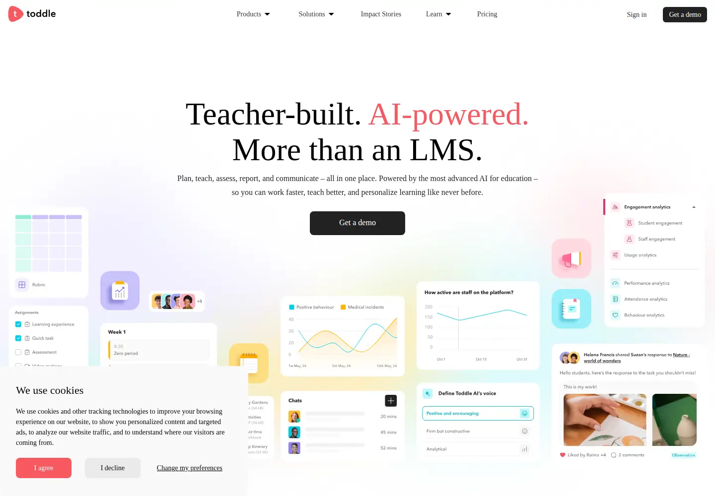 Screenshot of toddleapp.com