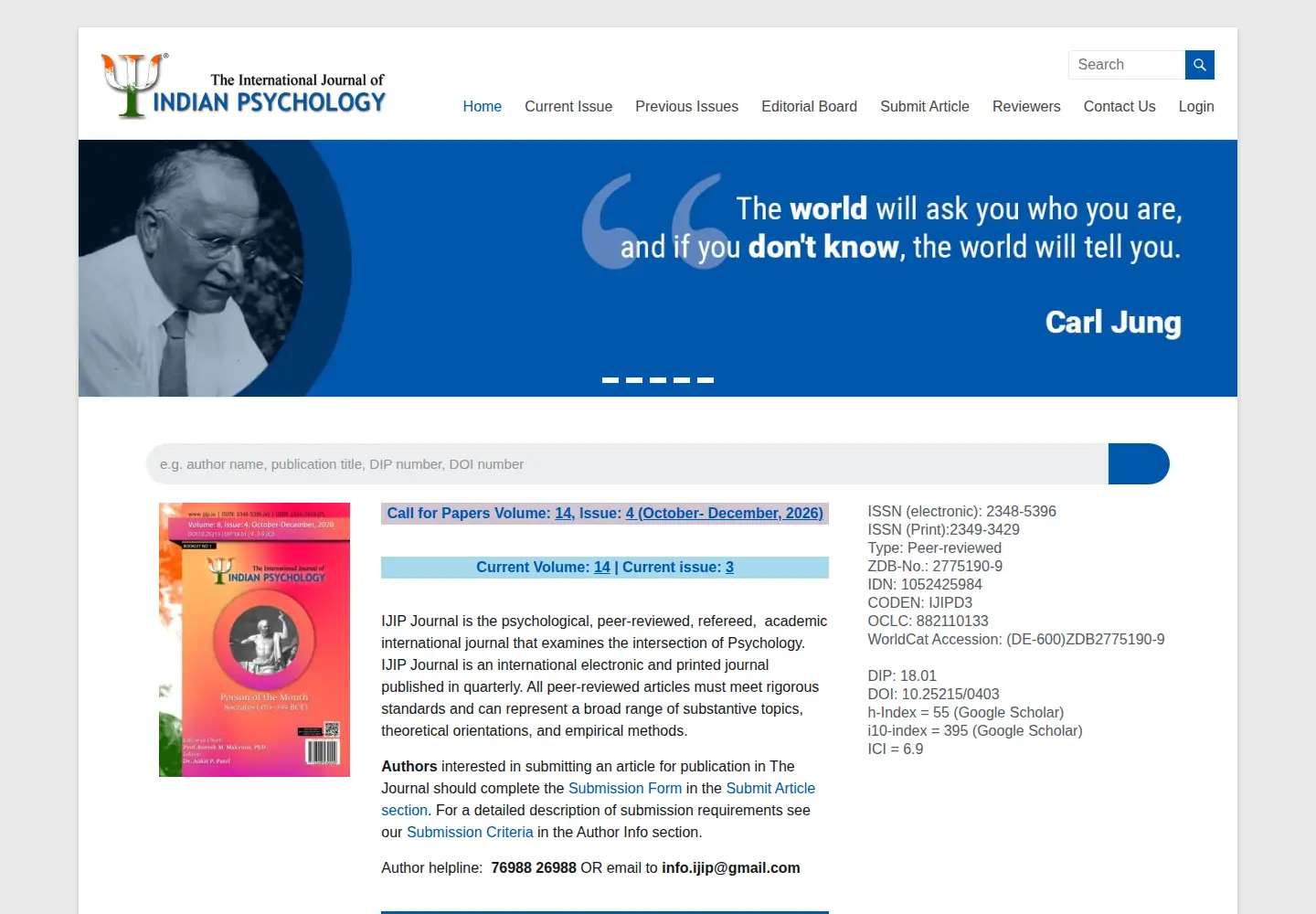 Screenshot of ijip.in