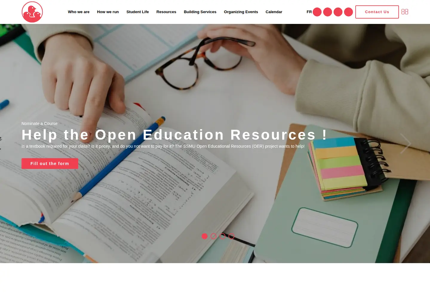 Screenshot of ssmu.ca