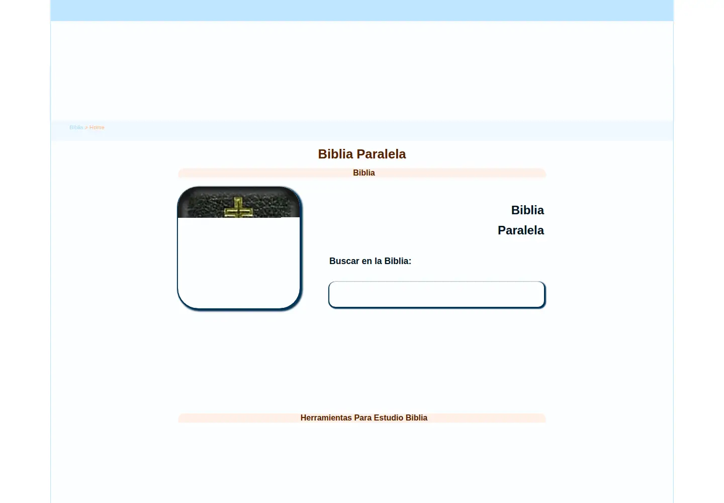 Screenshot of bibliaparalela.com