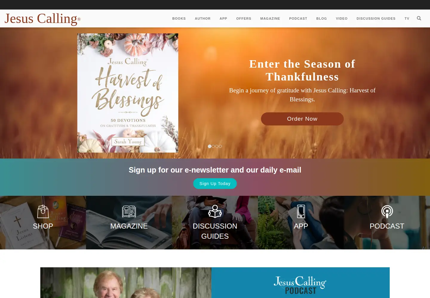 Screenshot of jesuscalling.com