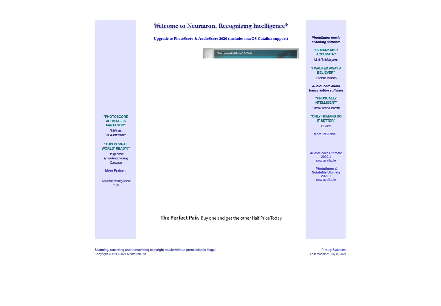 Screenshot of neuratron.com
