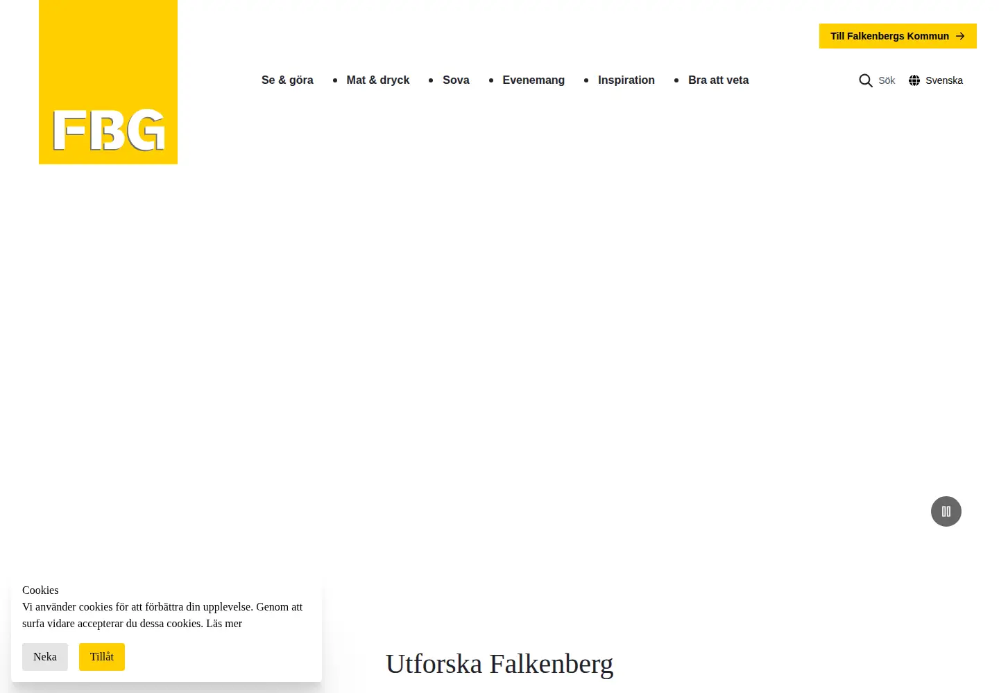 Screenshot of falkenberg.se