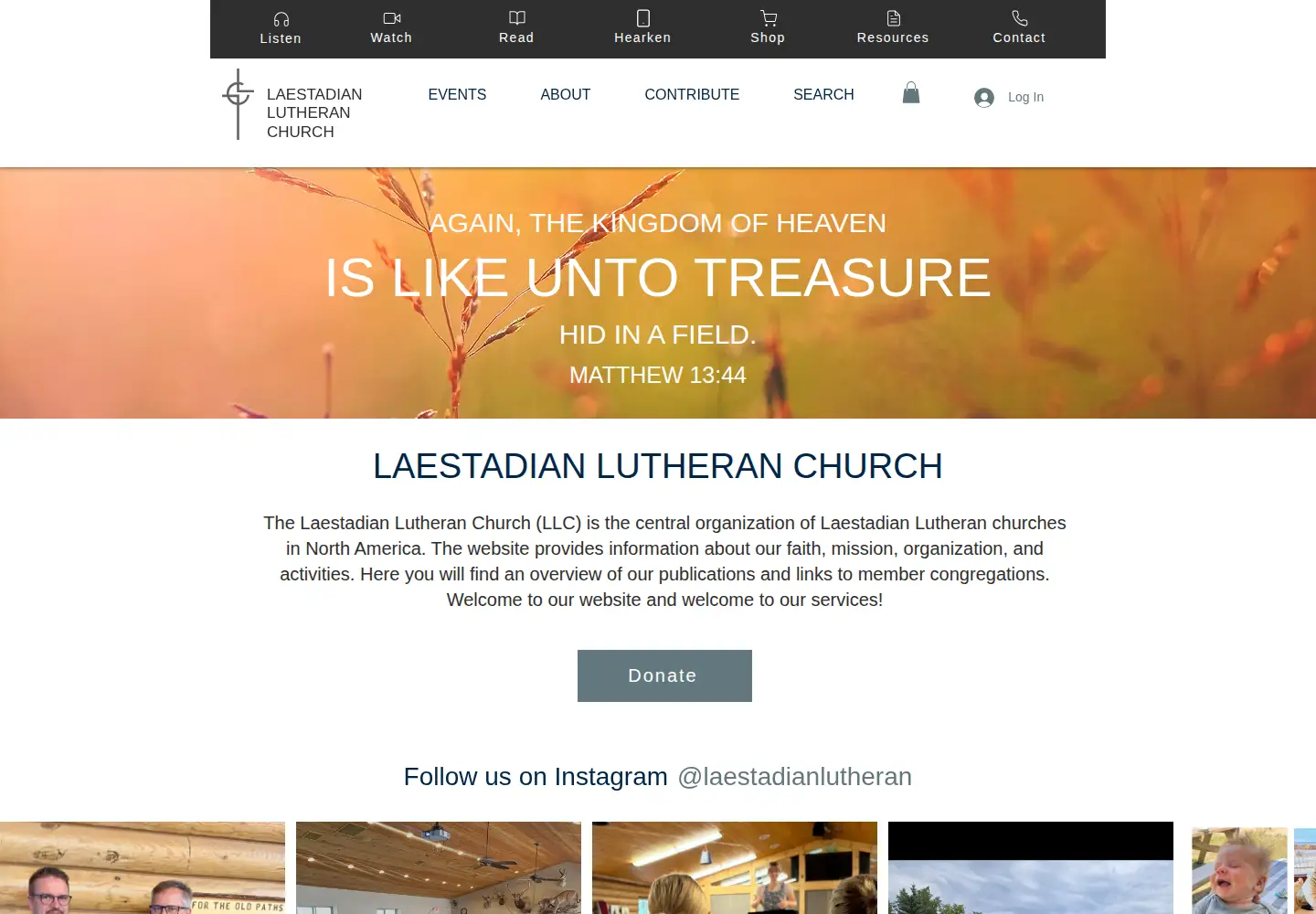 Screenshot of llchurch.org