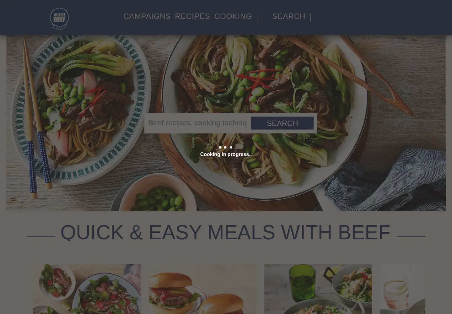 Screenshot of australianbeef.com.au