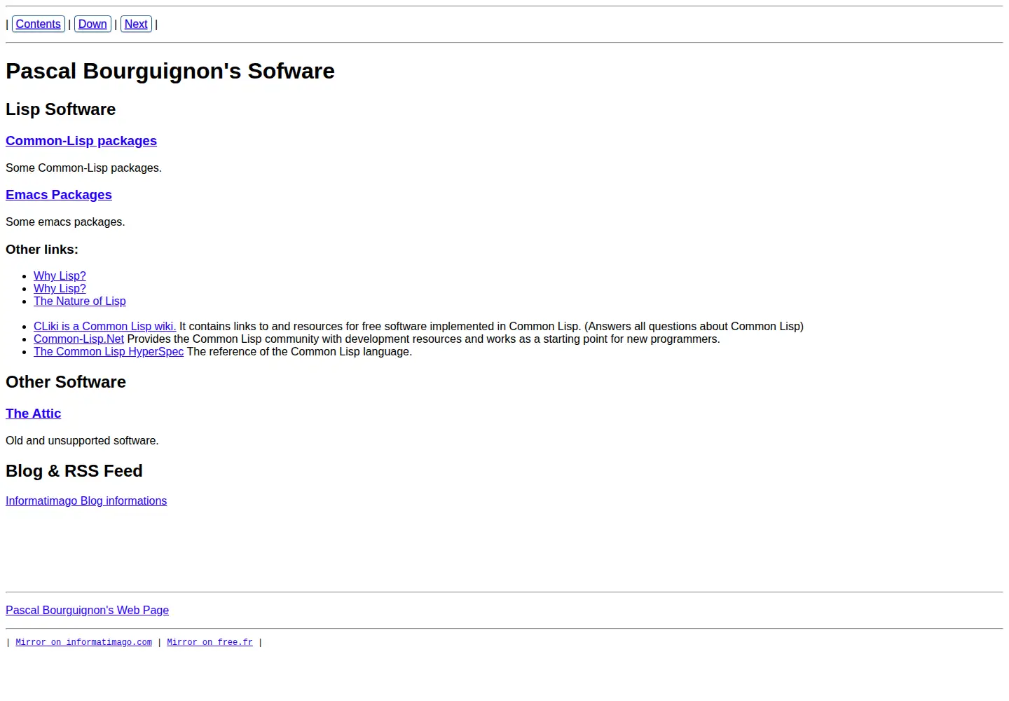 Screenshot of informatimago.com