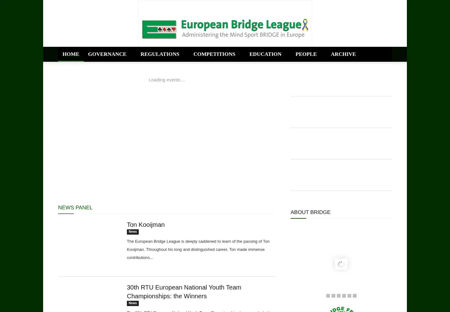 Screenshot of eurobridge.org
