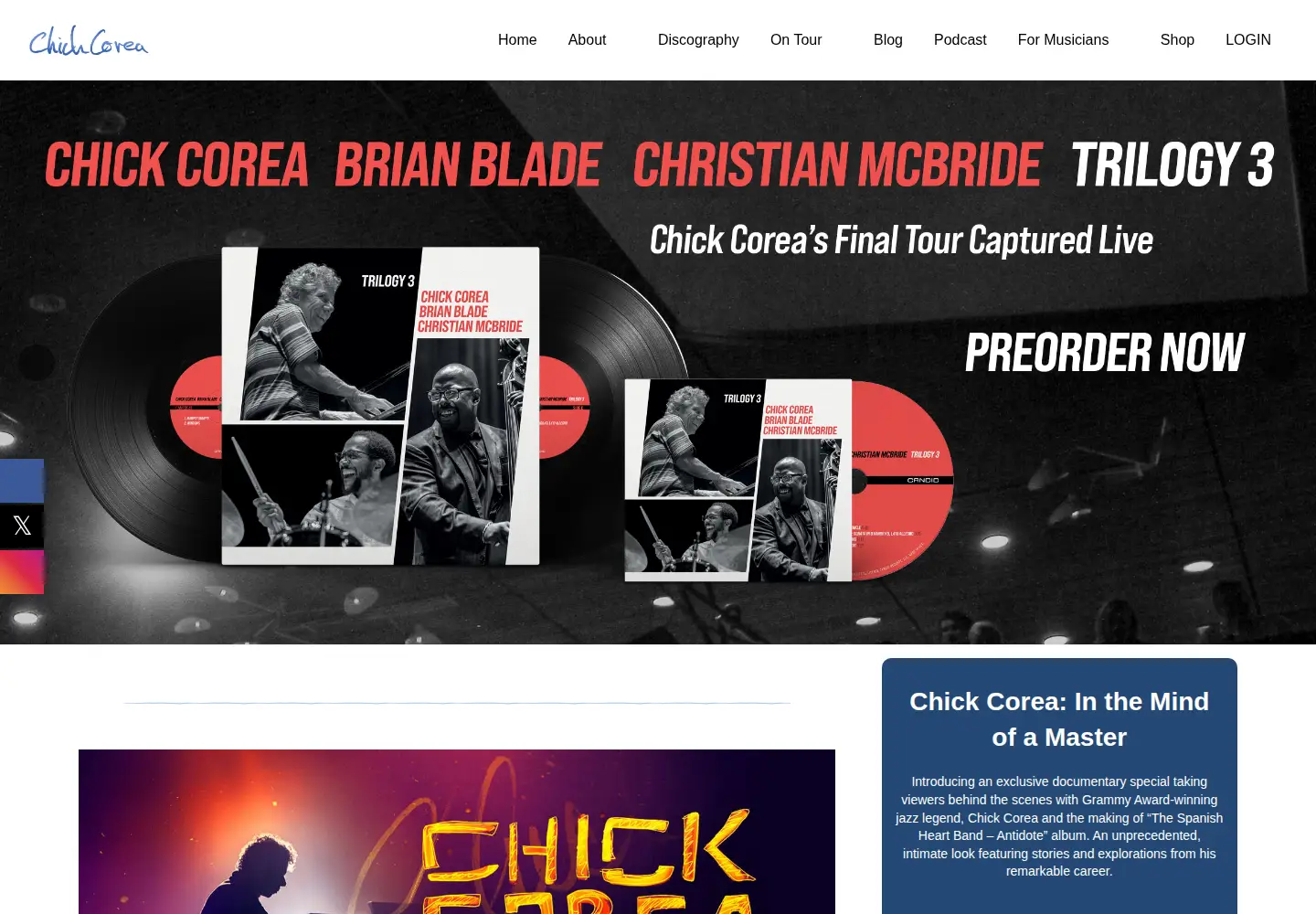Screenshot of chickcorea.com