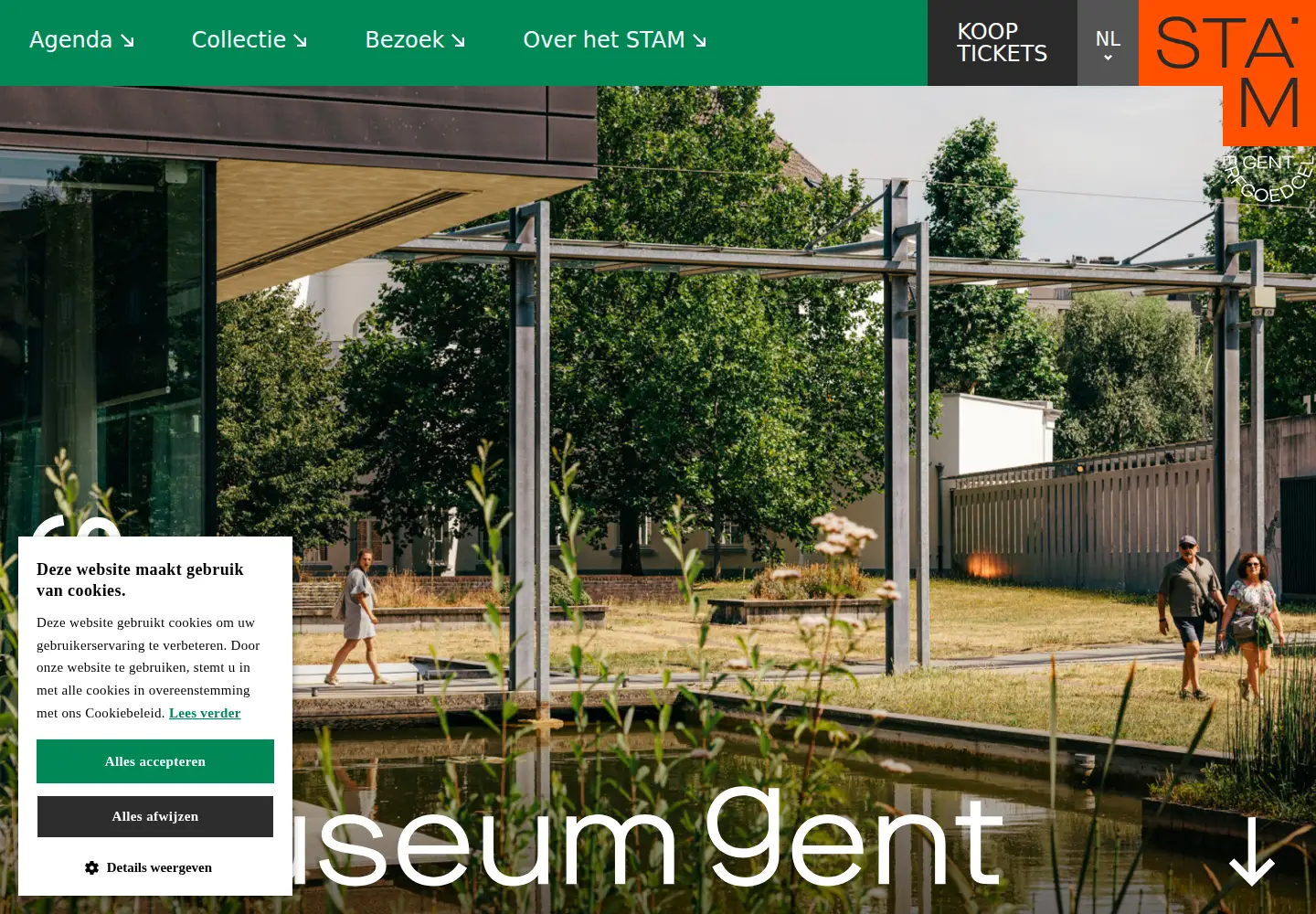 Screenshot of stamgent.be