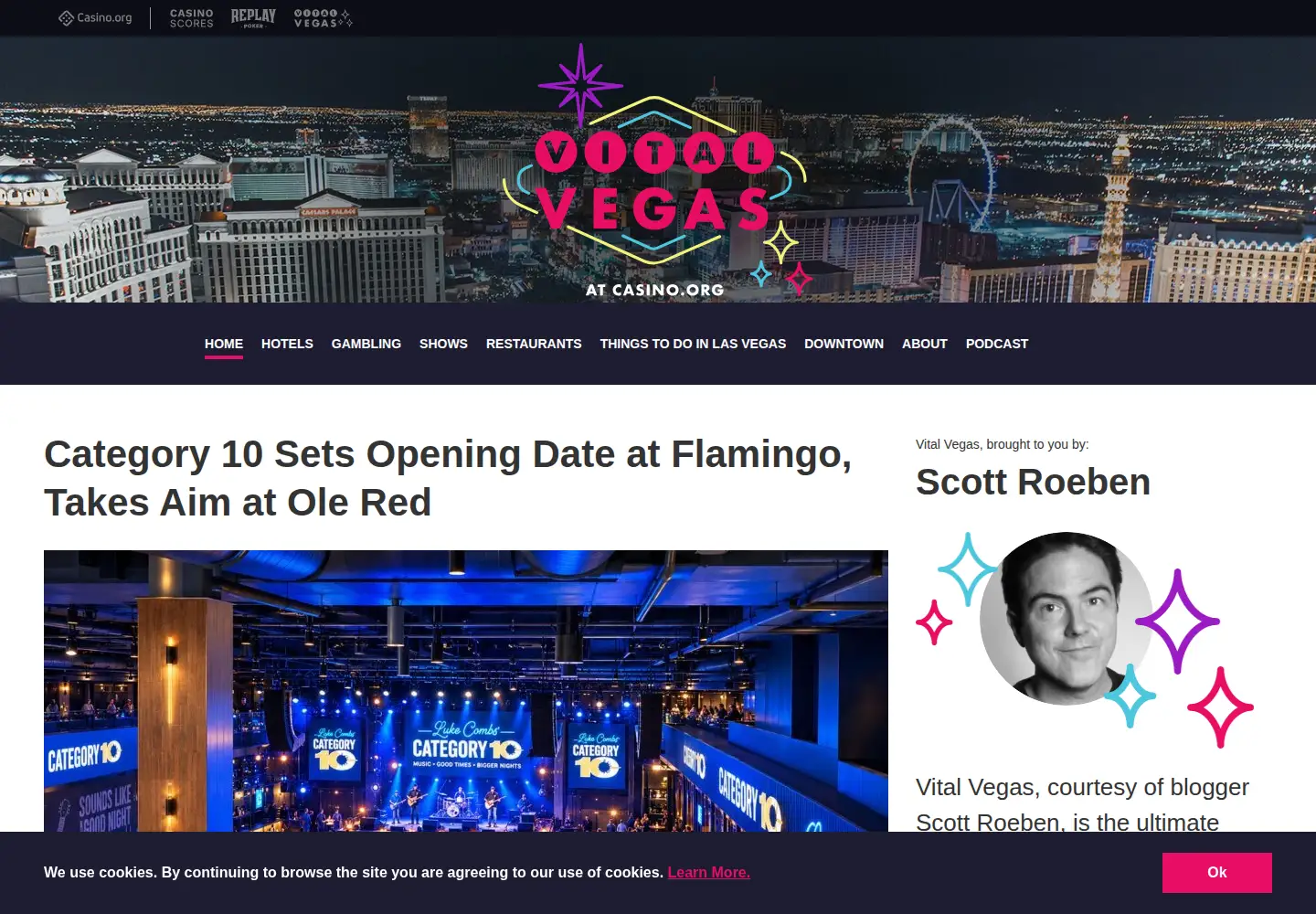 Screenshot of vitalvegas.com