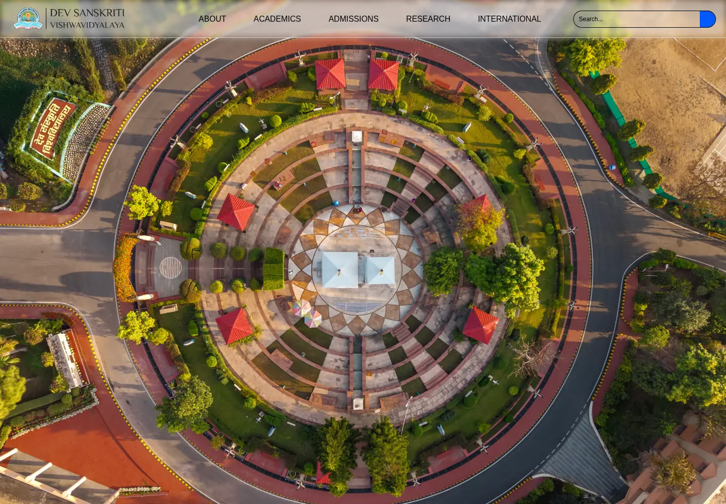 Screenshot of dsvv.ac.in