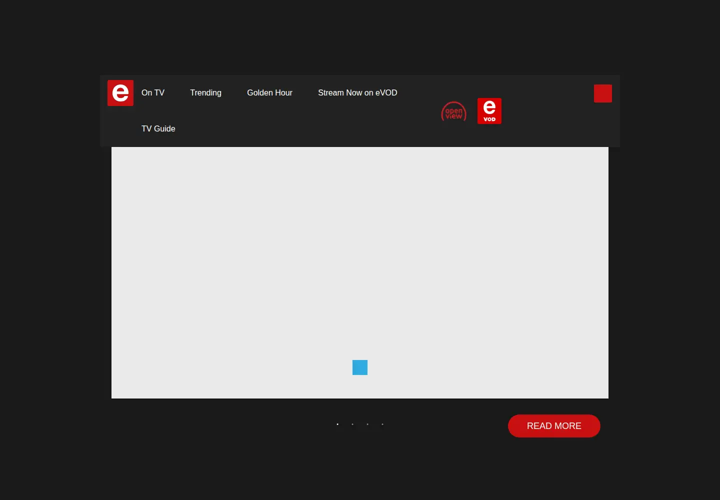 Screenshot of etv.co.za