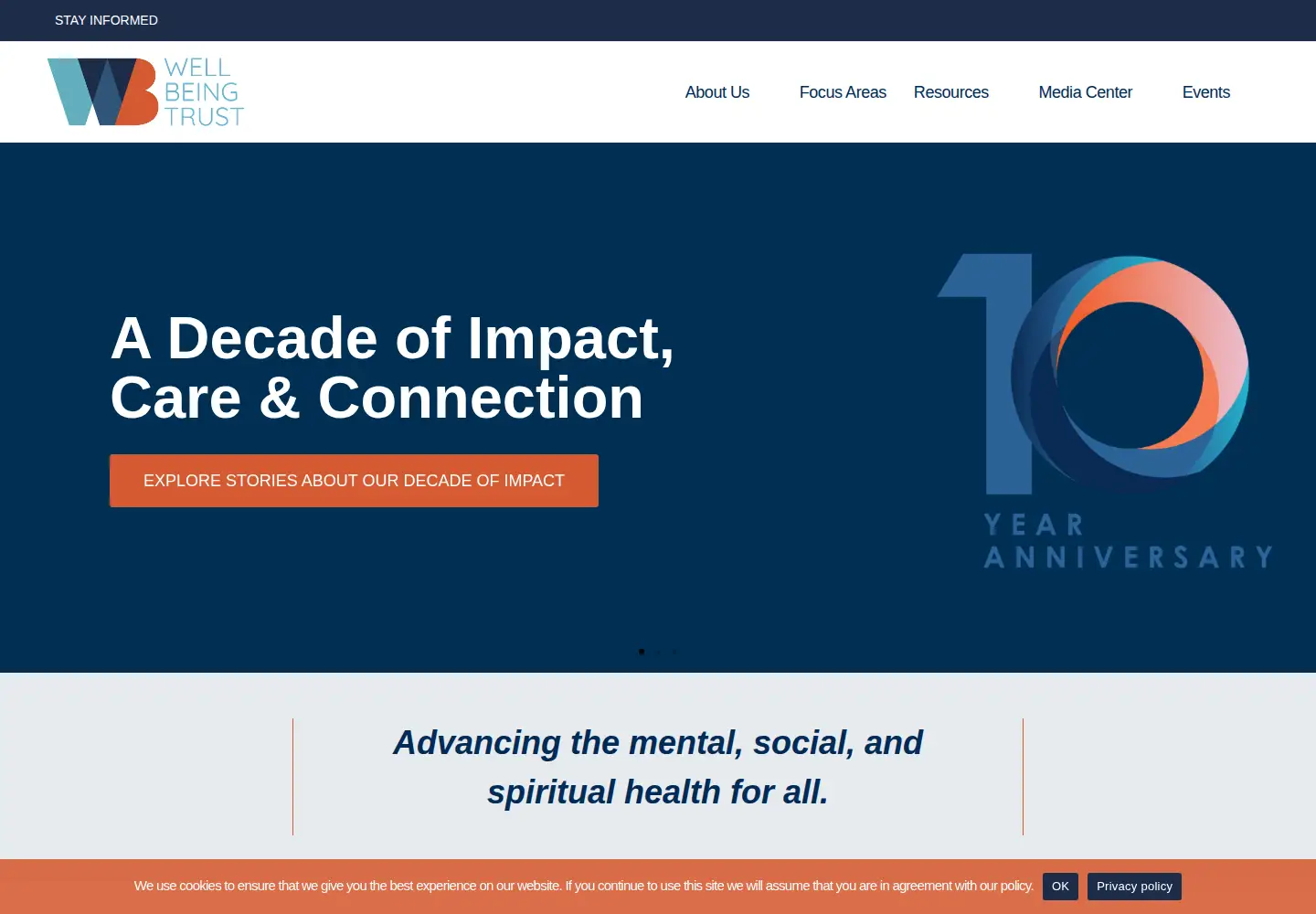 Screenshot of wellbeingtrust.org