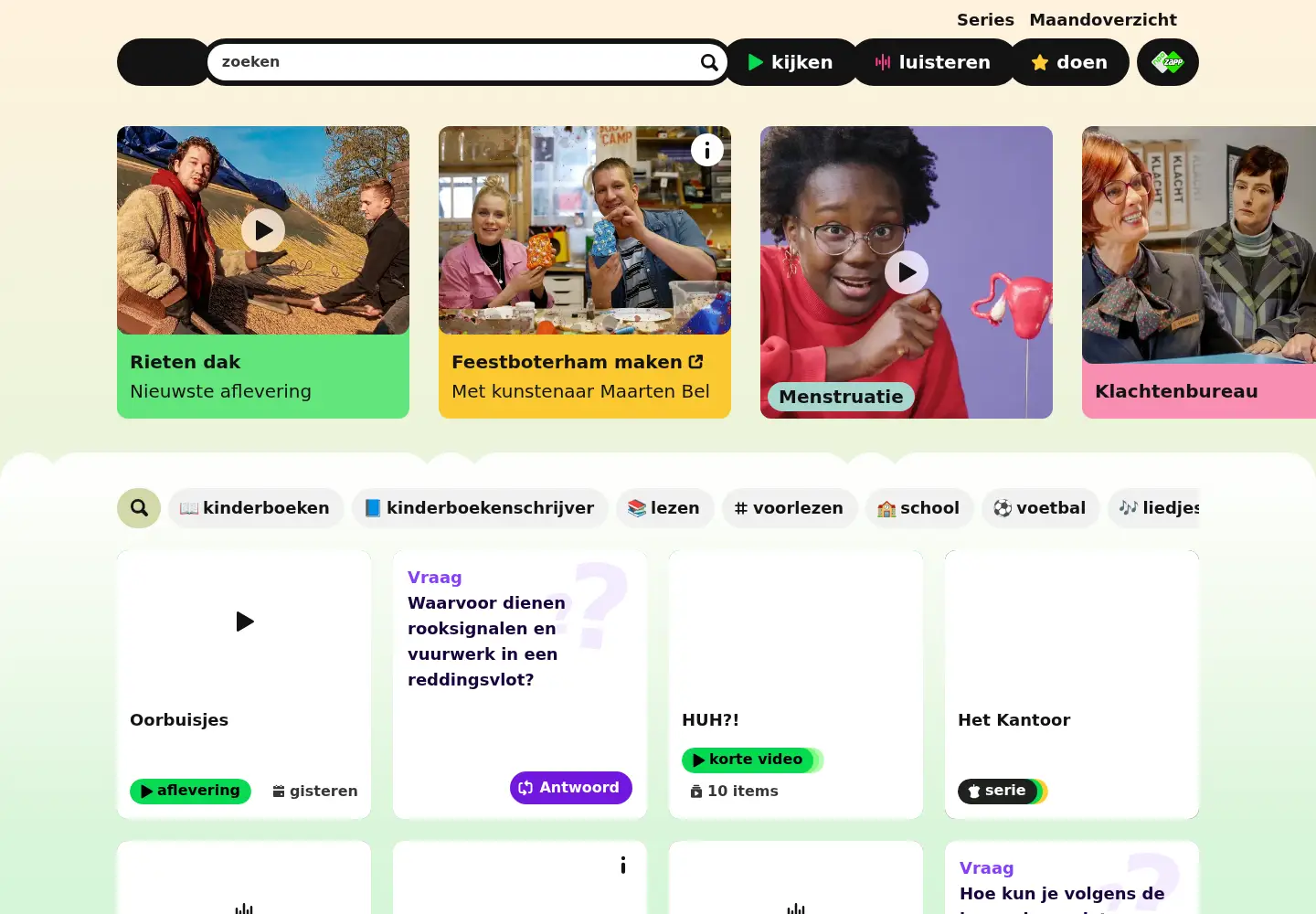 Screenshot of hetklokhuis.nl