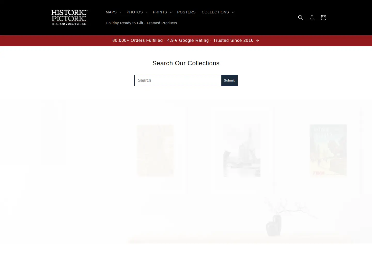 Screenshot of historicpictoric.com