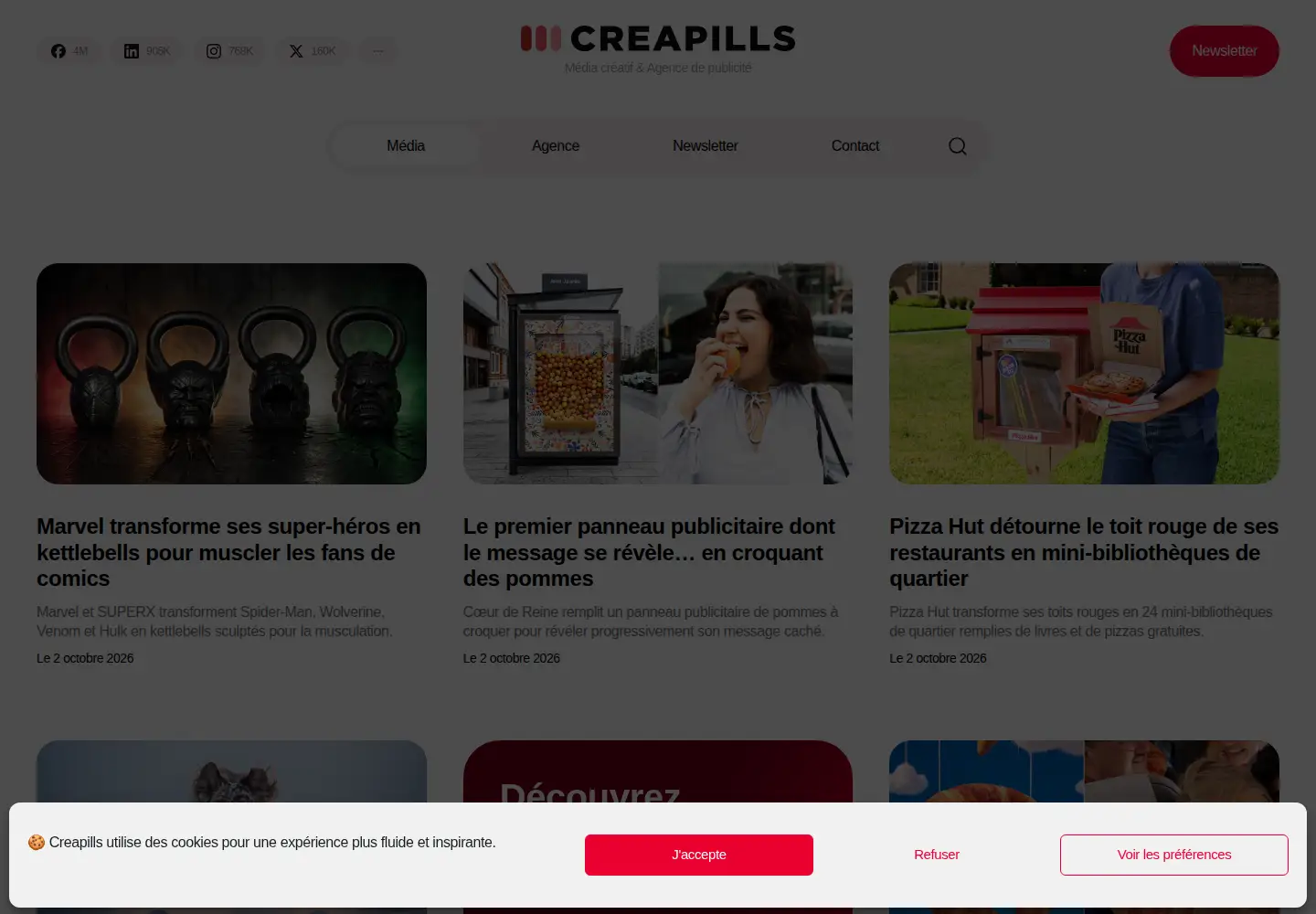 Screenshot of creapills.com