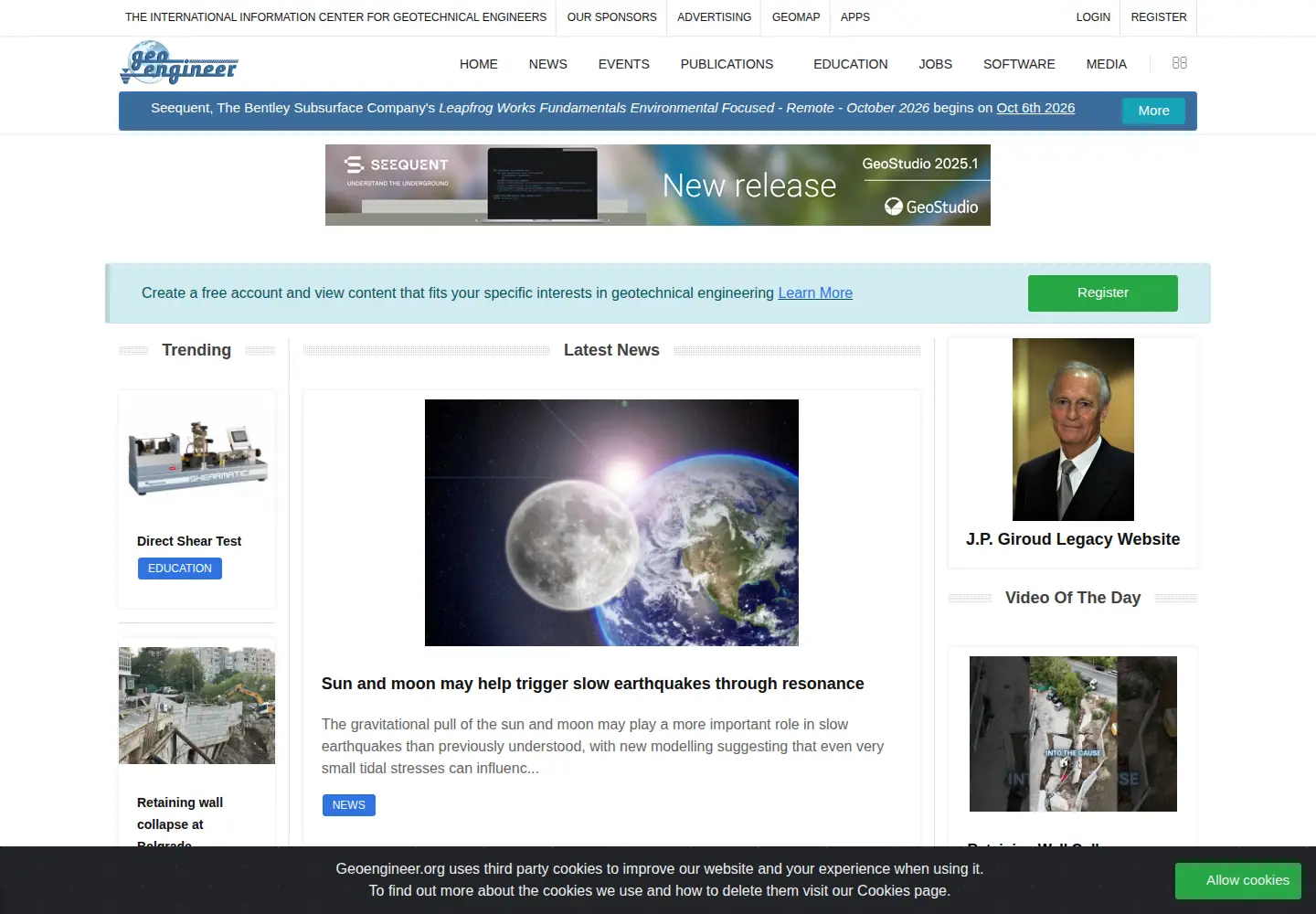 Screenshot of geoengineer.org