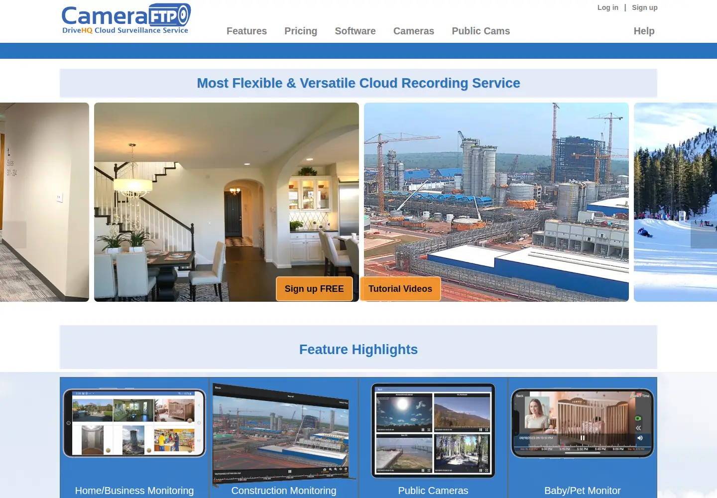 Screenshot of cameraftp.com