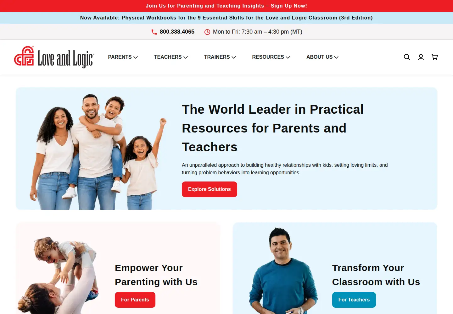 Screenshot of loveandlogic.com