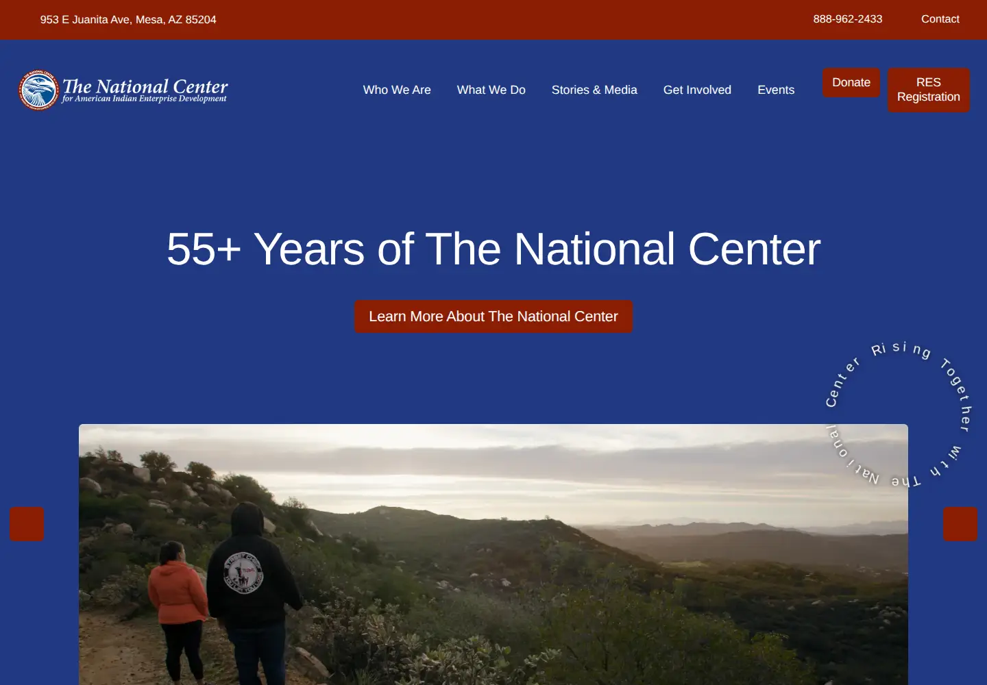 Screenshot of ncaied.org