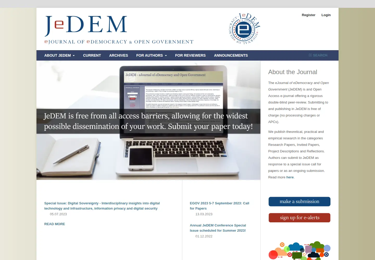 Screenshot of jedem.org