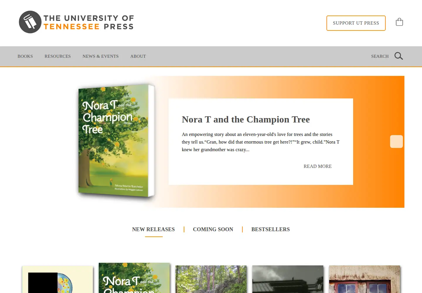 Screenshot of utpress.org