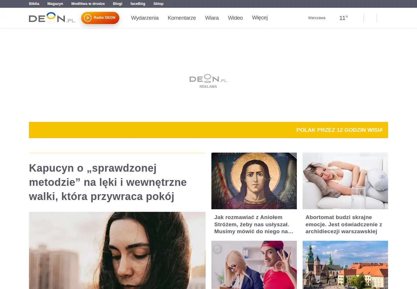 Screenshot of deon.pl
