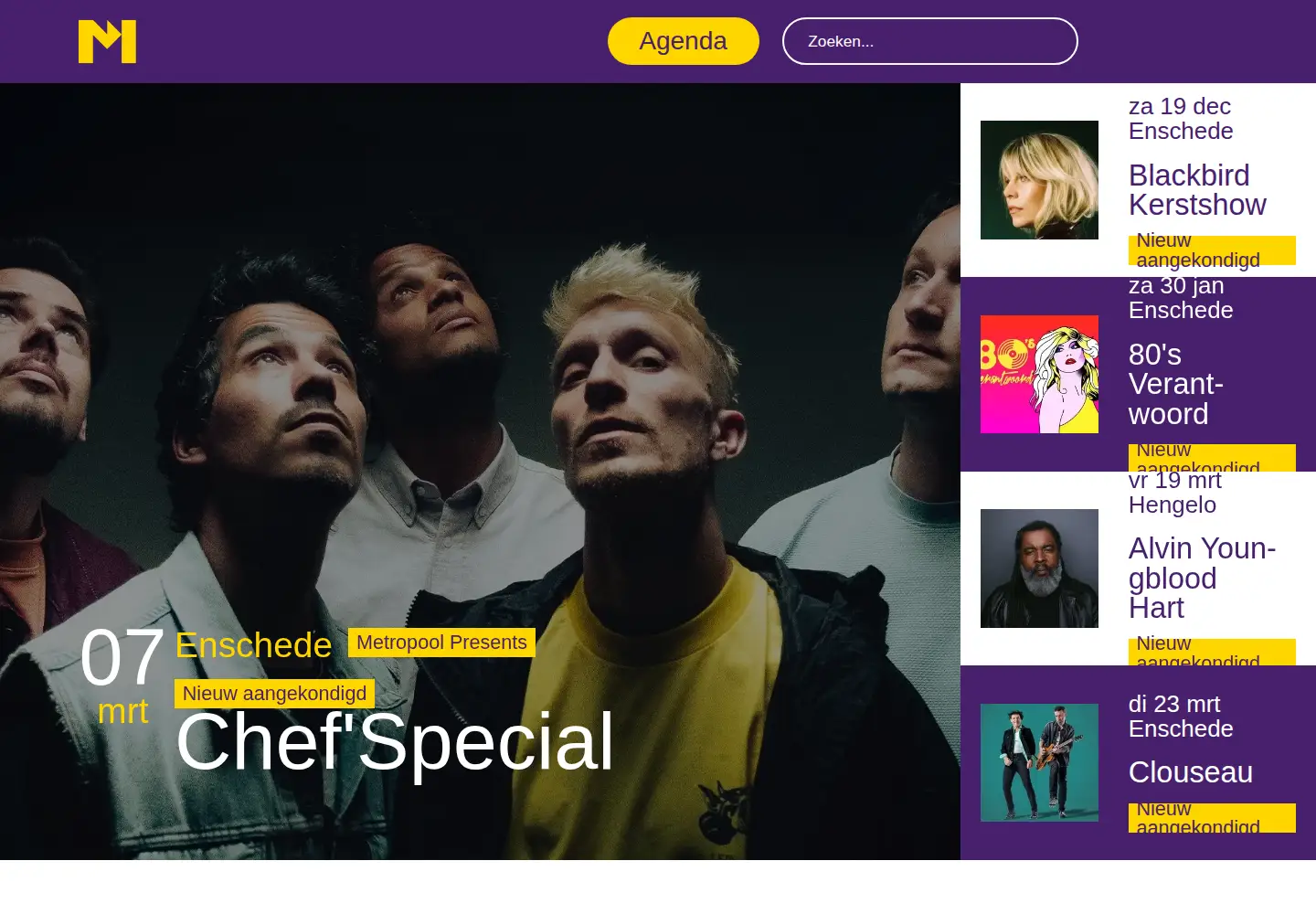 Screenshot of metropool.nl