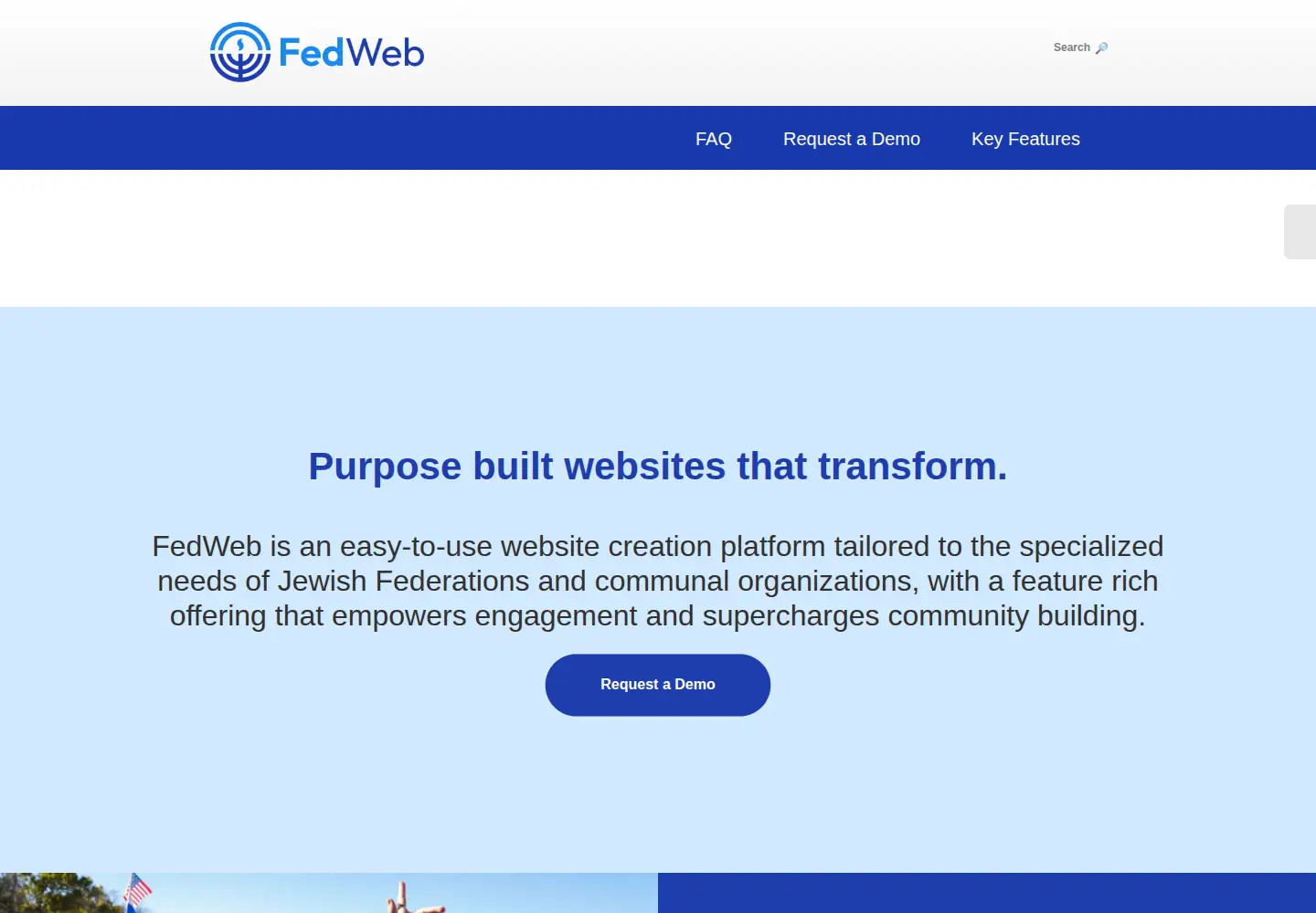 Screenshot of fedweb.org