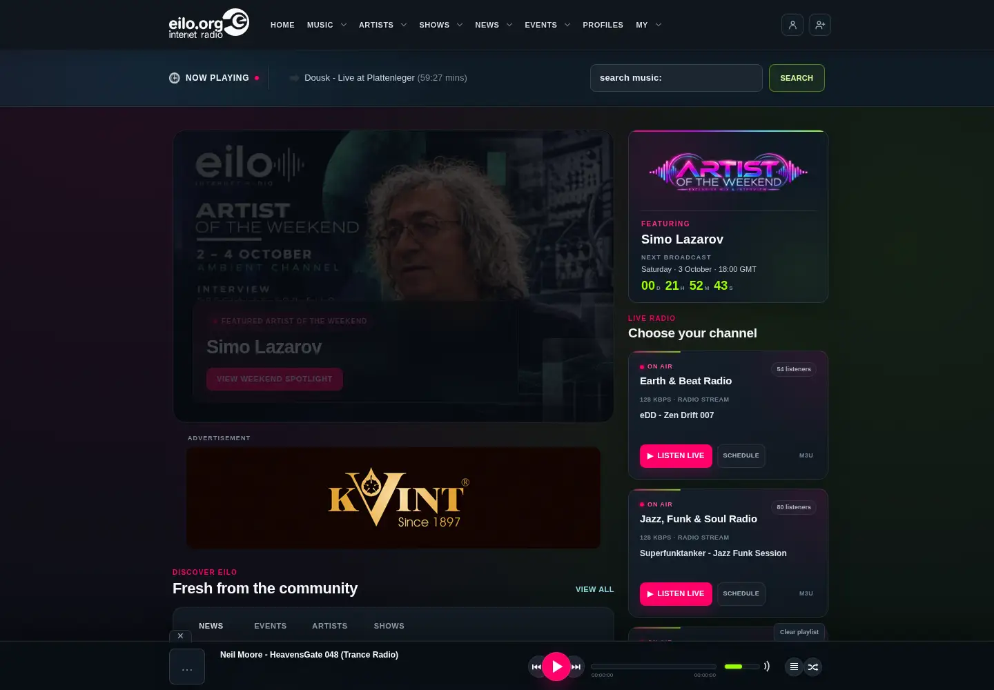 Screenshot of eilo.org