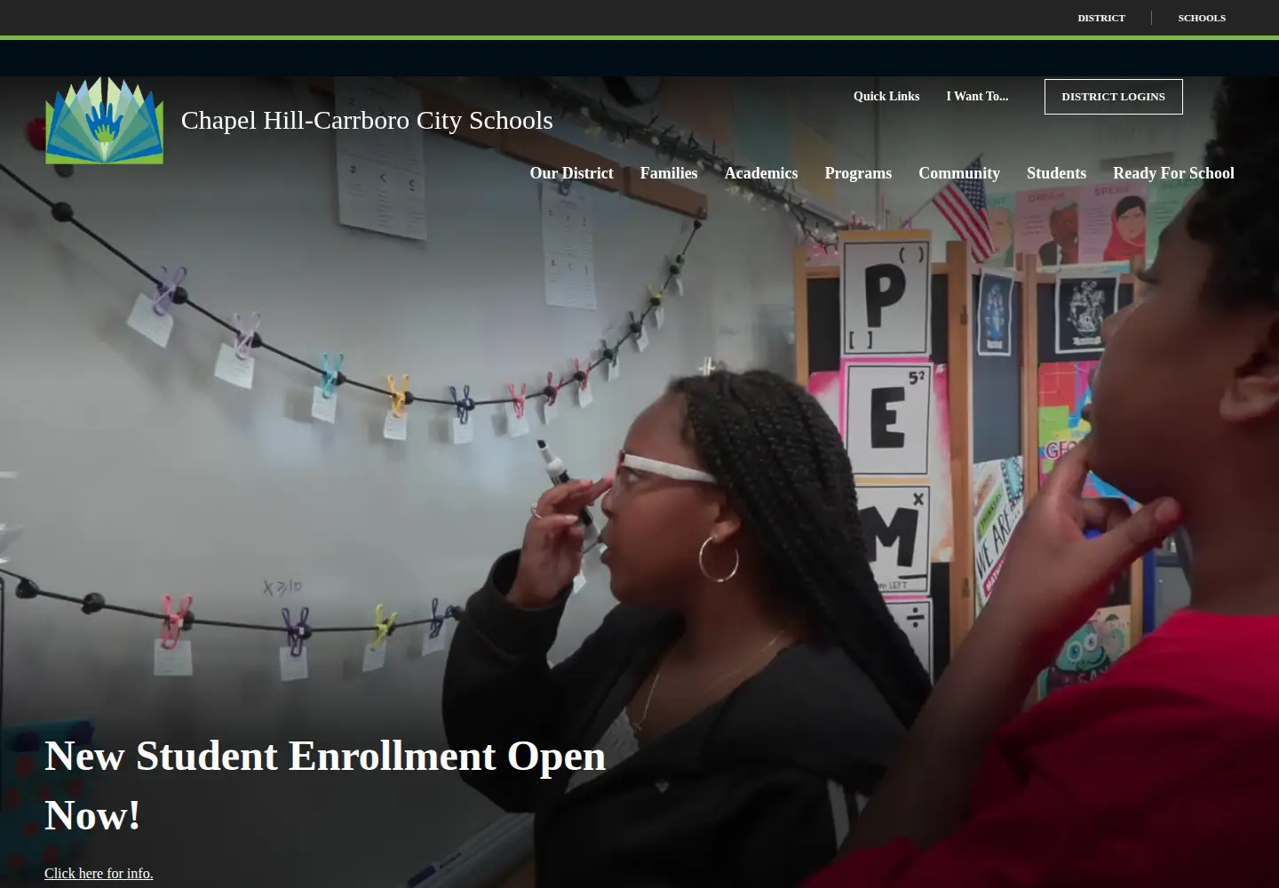Screenshot of chccs.org