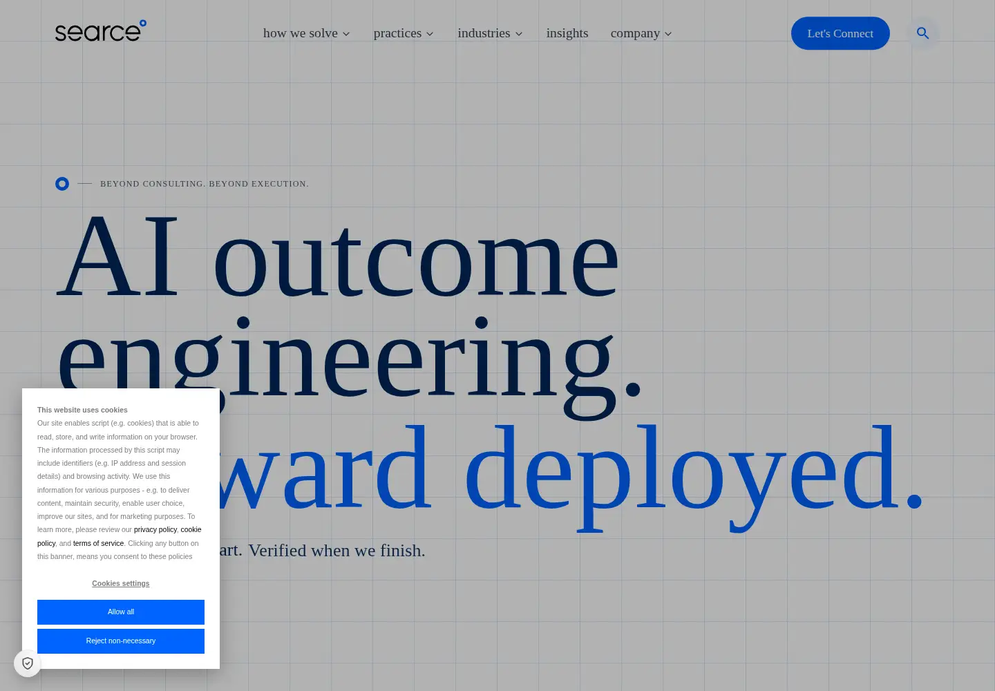 Screenshot of searce.com