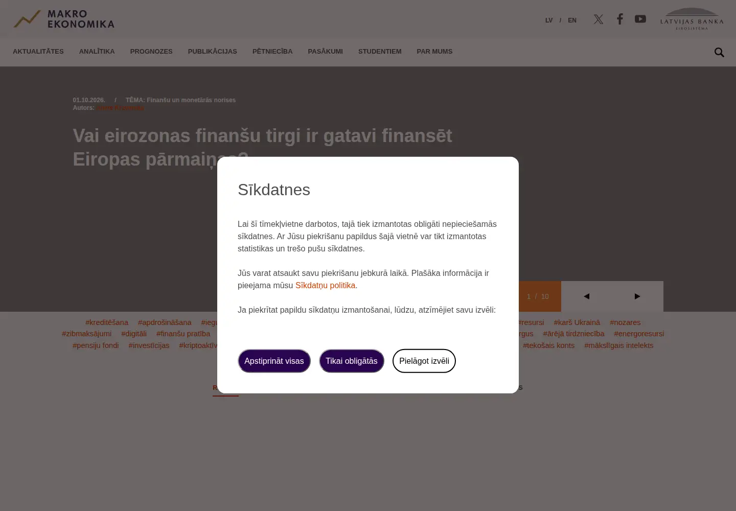 Screenshot of makroekonomika.lv