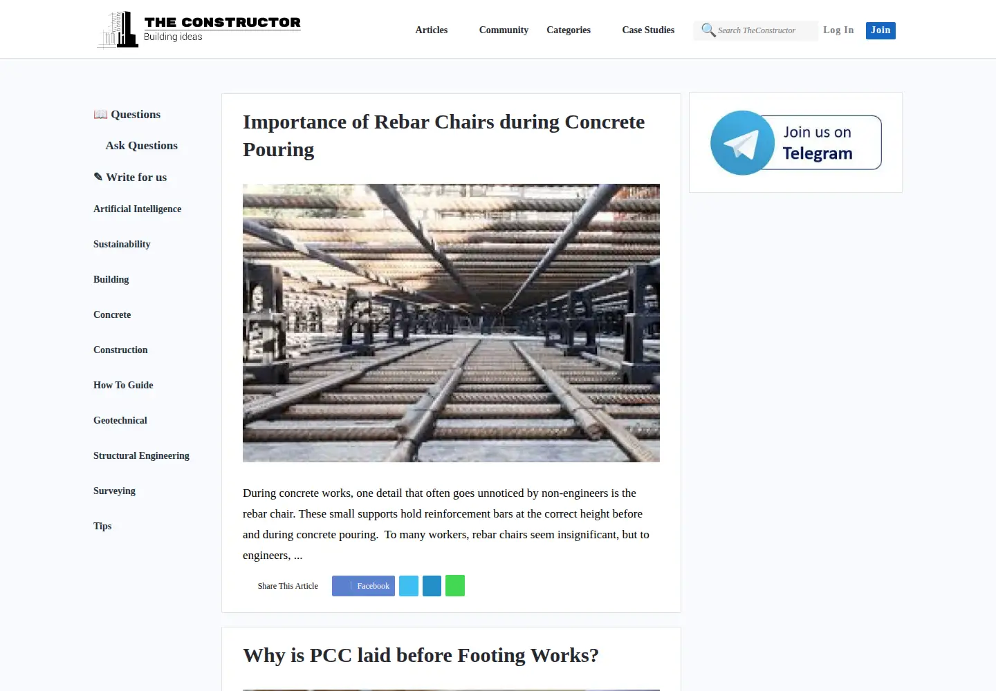 Screenshot of theconstructor.org