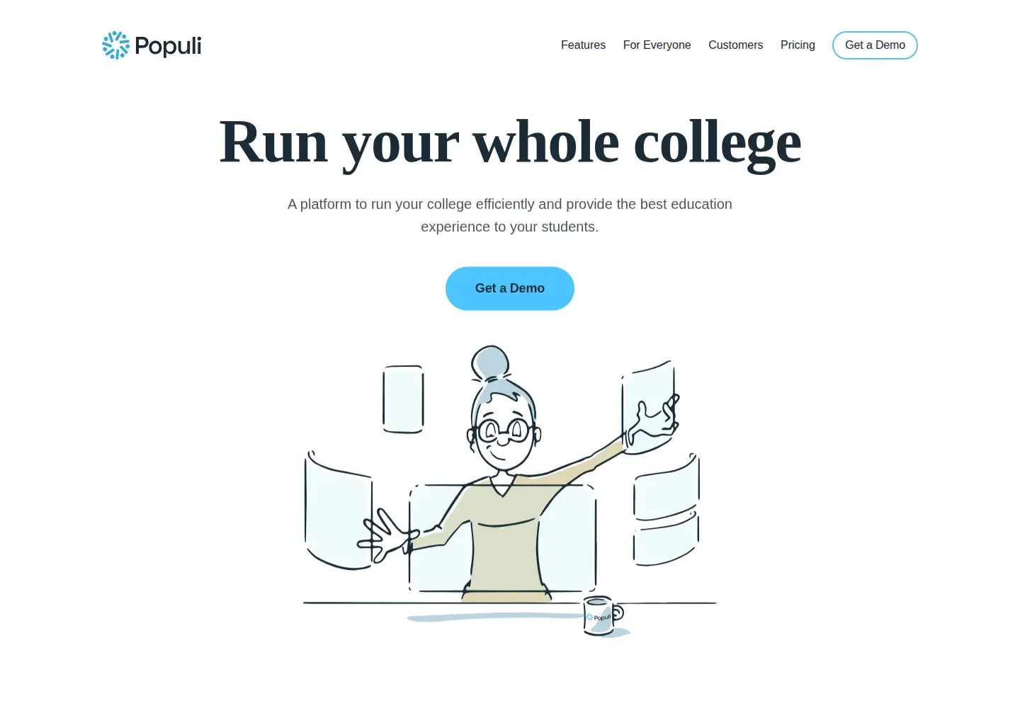 Screenshot of populiweb.com